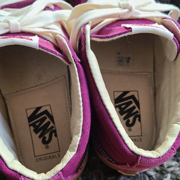 NWOT Retro Purple Suede Sk8-Mid - Picture 7 of 9